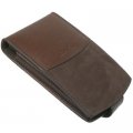 RhinoSkin Leather Flip Case for Palm V and m500 series (Brown)