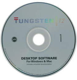 Tungsten T2 Install CD - Click Image to Close