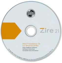 Zire 21 Install CD - Click Image to Close