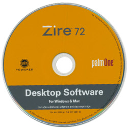 Zire 72, Zire 72s Install CD - Click Image to Close