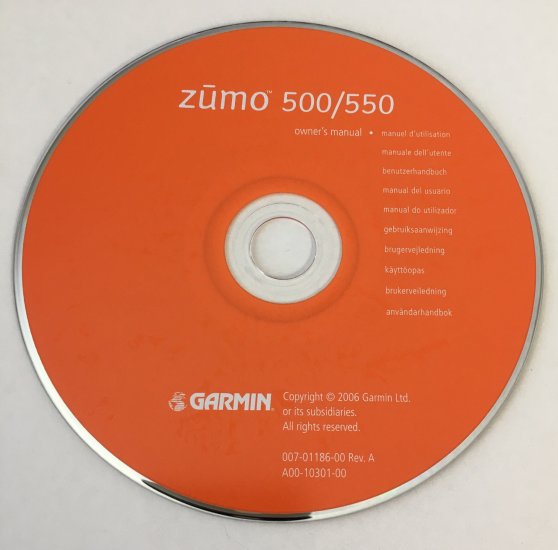 Garmin Zumo 500 540 550 Owner's Manual - Click Image to Close