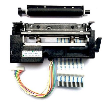 2" Print Head and Platen Assembly - Click Image to Close