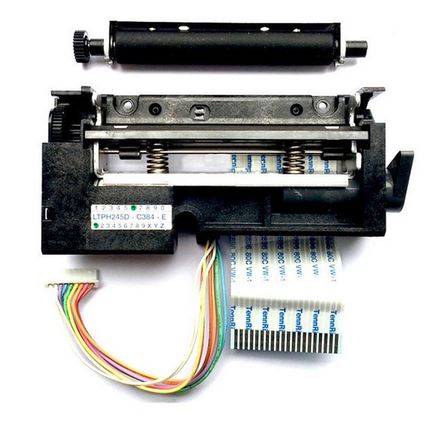 (image for) 2" Print Head and Platen Assembly