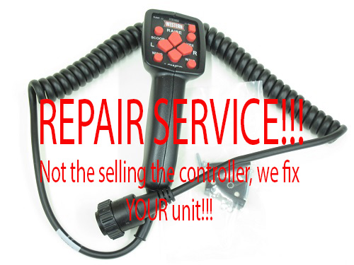 Repair service for Fisher western MVP V-plow 10 pin Handheld con - Click Image to Close