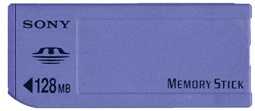 Memory Stick 128MB Card - Click Image to Close