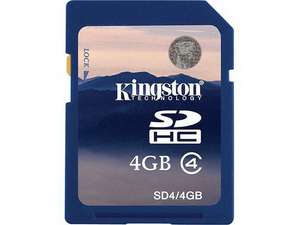 4 GB SD Memory Card - Click Image to Close