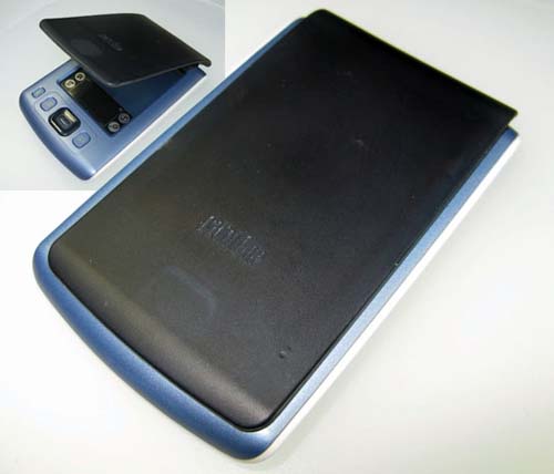 Palm OEM Blue Flip Cover ZiRE m150 21 31 - Click Image to Close