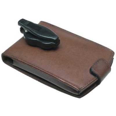 Modal Additional Images for RhinoSkin Leather Flip Case for Palm V and m500 series (Black)